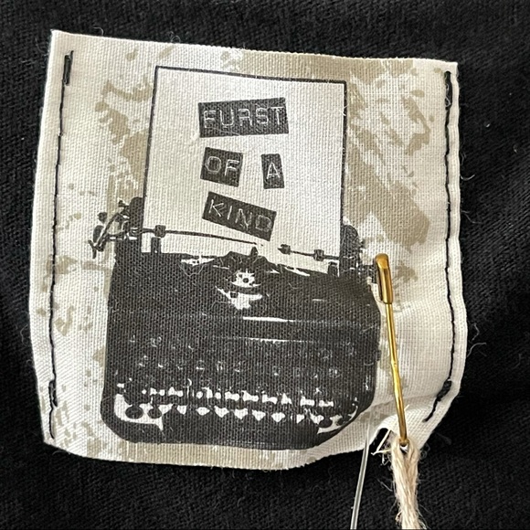 Furst Of A Kind plaid tie front blouse one size - Picture 12 of 13